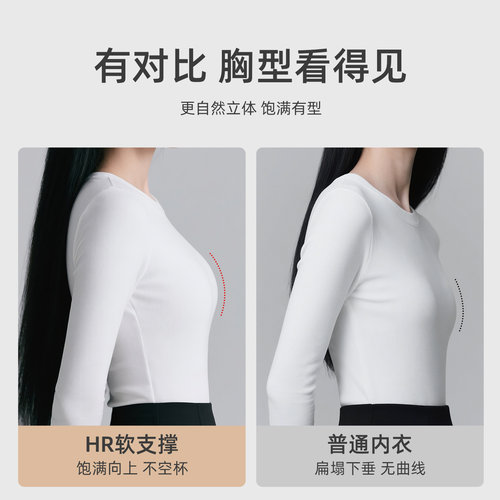HR赫莲娜「小波浪」法式蕾丝小胸聚拢内衣女收副乳防下垂文胸 - 图2