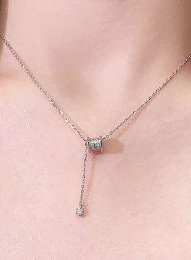 I Do&Co.银弦小蛮腰项链999纯银女款轻奢高级感锁骨链礼物送女友