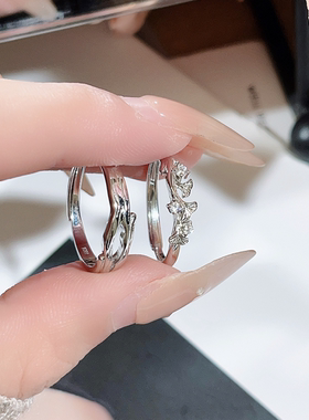 I Do&Co.杏成连理情侣对戒小众时尚戒指礼物送女生