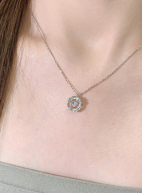 I Do&Co.羽你相伴银项链女款轻奢高级小众设计生日礼物送女友