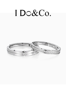 I Do&Co.Destiny情侣对戒开口999纯银戒指男女轻奢高级 送男女友