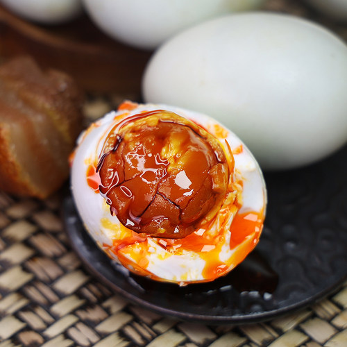 正宗广西北海爆油烤海鸭蛋流油咸鸭蛋广西红树滩特产30枚整箱特大 - 图1