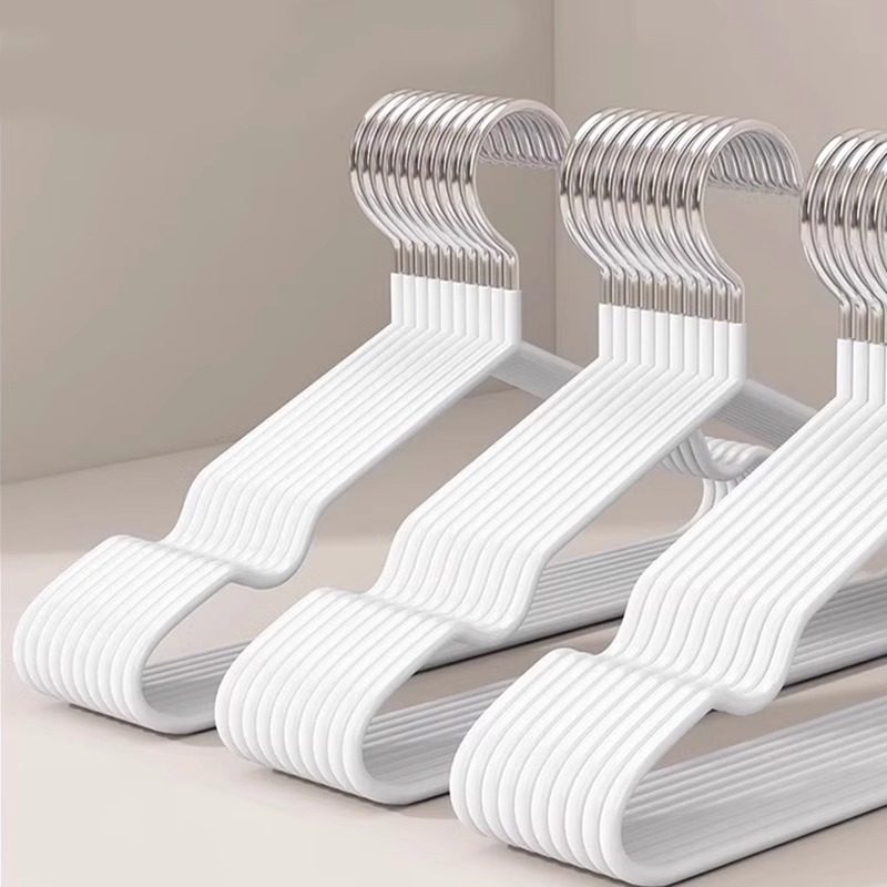 加粗衣架家用挂衣无痕防滑衣撑学生宿舍用收纳晾晒衣服架子不锈钢,淘宝优惠券,粉丝福利购,淘宝优惠卷