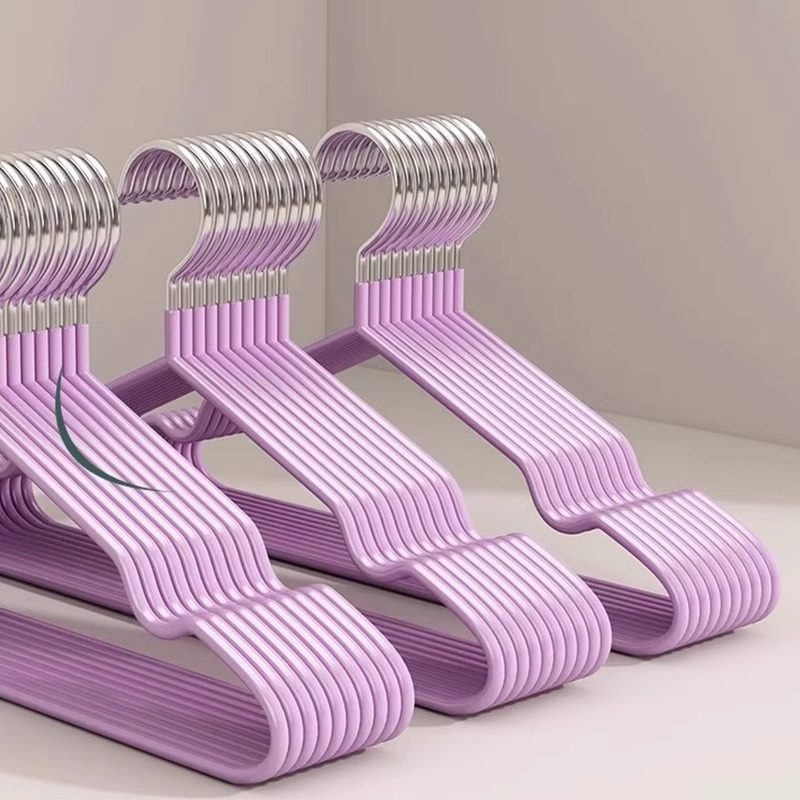加粗衣架家用挂衣无痕防滑衣撑学生宿舍用收纳晾晒衣服架子不锈钢,淘宝优惠券,粉丝福利购,淘宝优惠卷