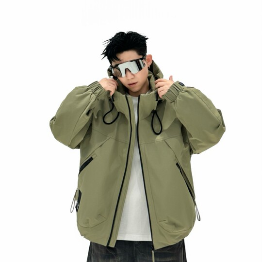 2025 Herbst und Winter verdickte warme Jacke lose Jacke für Männer