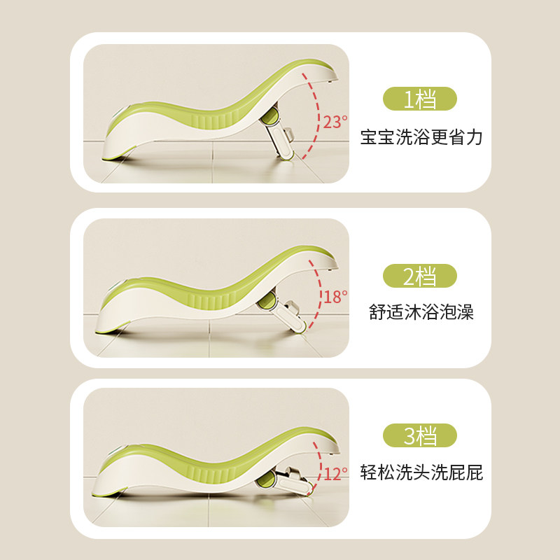 婴儿洗澡感温浴架新生儿坐躺托神器宝宝澡盆通用浴床托防滑垫浴网,淘宝优惠券,粉丝福利购,淘宝优惠卷