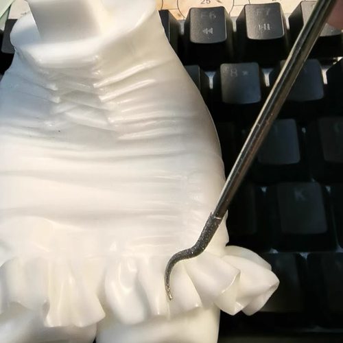 日本Wave锉刀平替代工厂HG特殊形状金刚锉高达gk手办模型打磨280# - 图2