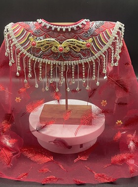 仙家披肩仙家披风新款纯手工黑妈妈泰山奶奶王母娘娘佛像披肩披风