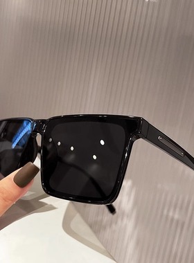 法国 Portney Bell 巨潮流太阳镜潮长方形宽版显脸小墨镜防紫外线