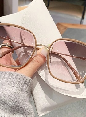 法国 Portney Bell  大框眼镜女士网红款太阳镜防晒防紫外线墨镜