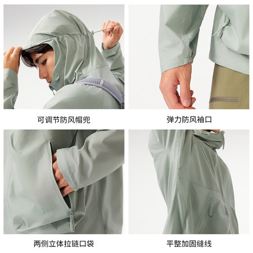 Montane盟泰恩Pallium男女中性款Pertex®轻量户外徒步防风皮肤衣 - 图2