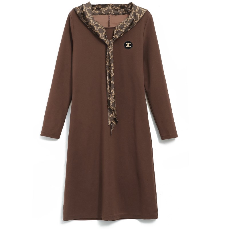 速发202款新5大码装时尚减龄休闲直筒连衣卫宽松裙衣裙 - 图3