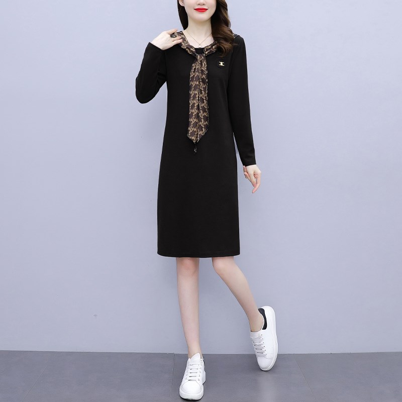 速发202款新5大码装时尚减龄休闲直筒连衣卫宽松裙衣裙 - 图2