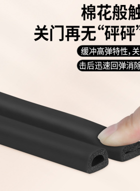 门窗密封条自粘防撞隔音防风减震