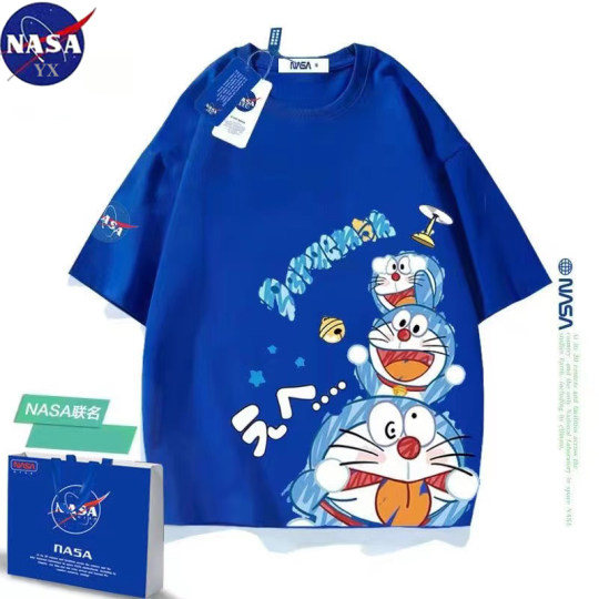 nasa亲子装女童夏装短袖童可爱女孩童装新款洋气半袖纯棉男童t恤