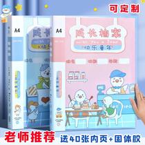 Morning Light Child Growth Record Book A4 Growth Archives Booklet Book of books This colourful page Kindergarten Growth Remembrance Register