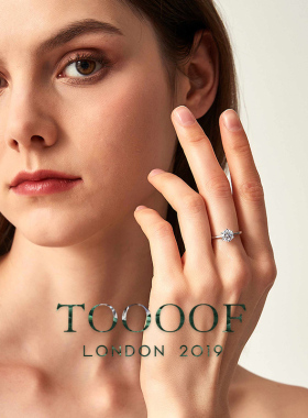 戒指可过测钻笔莫桑钻超闪不掉色