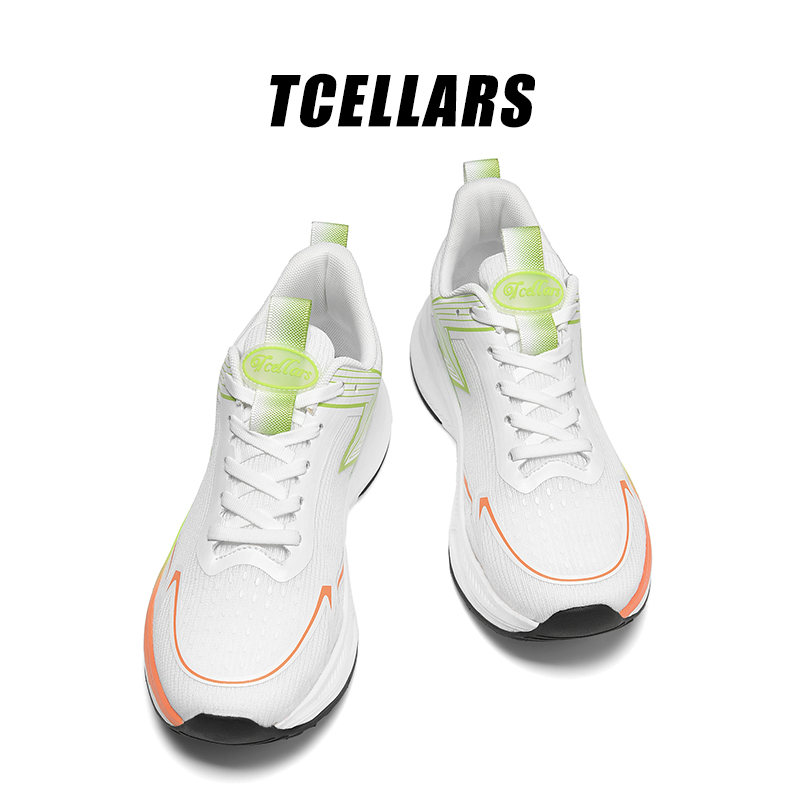 TCELLARS男鞋春秋网面透气防臭男士休闲运动鞋超轻软底减震跑步潮