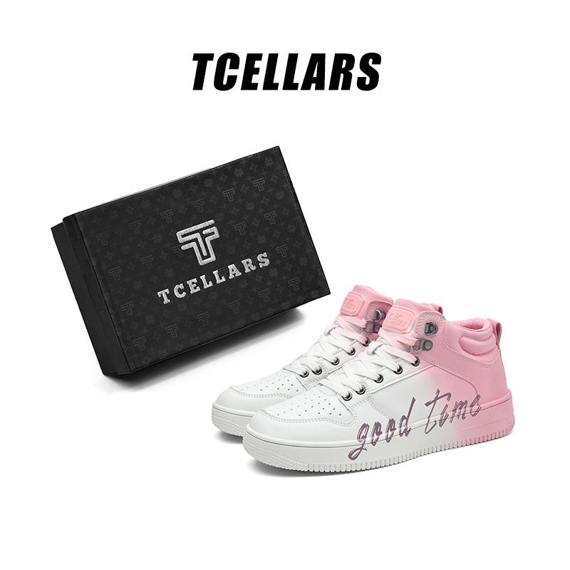 TCELLARS原创小众国潮板鞋男鞋国风女鞋情侣涂鸦鞋春秋季新款鞋子