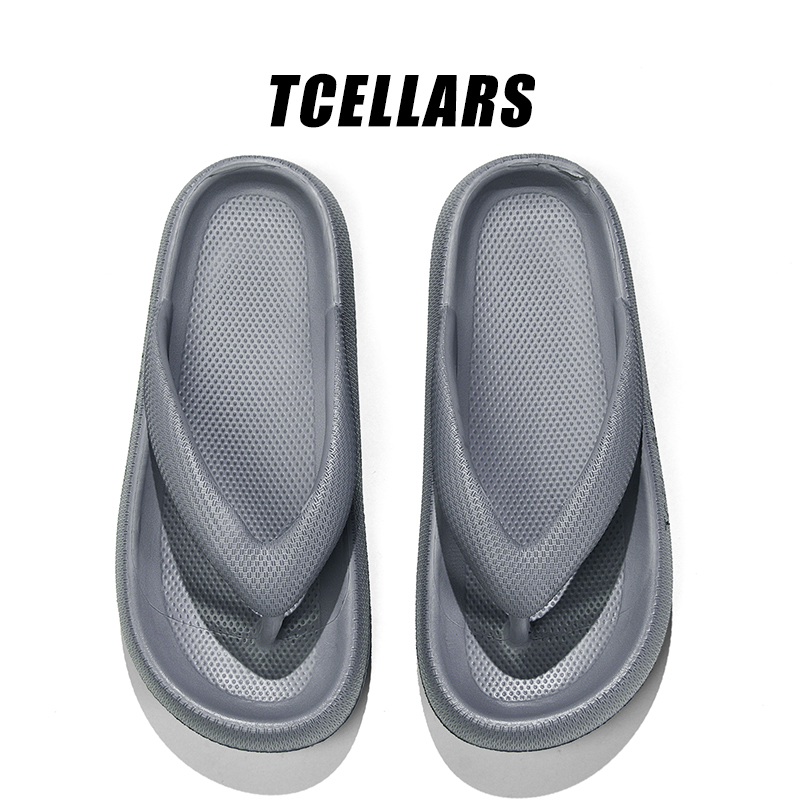 TCELLARS拖鞋夏季人字拖爆款男鞋运动休闲3D沙滩鞋居家凉拖带字母