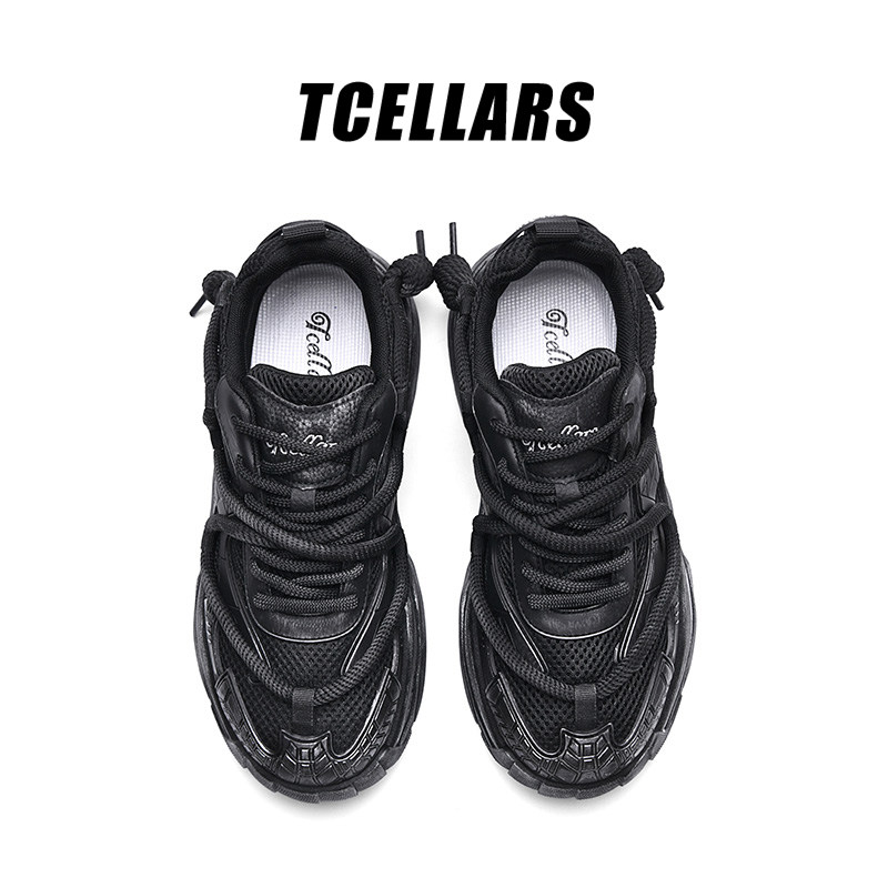 TCELLARS厚底老爹鞋男款2025秋冬新款男士休闲运动鞋子增高男鞋,淘宝优惠券,粉丝福利购,淘宝优惠卷