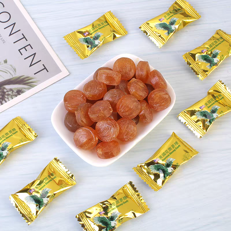 香港进口美国花旗参糖润喉糖人参糖零食糖果过节送长辈年货袋装,淘宝优惠券,粉丝福利购,淘宝优惠卷