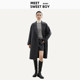MEET SWEETBOY 100% sheep wool double-faced wool suit style long and short coat