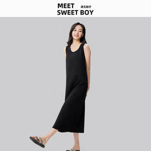 【福利】MEETSWEETBOY极简风无袖背心裙