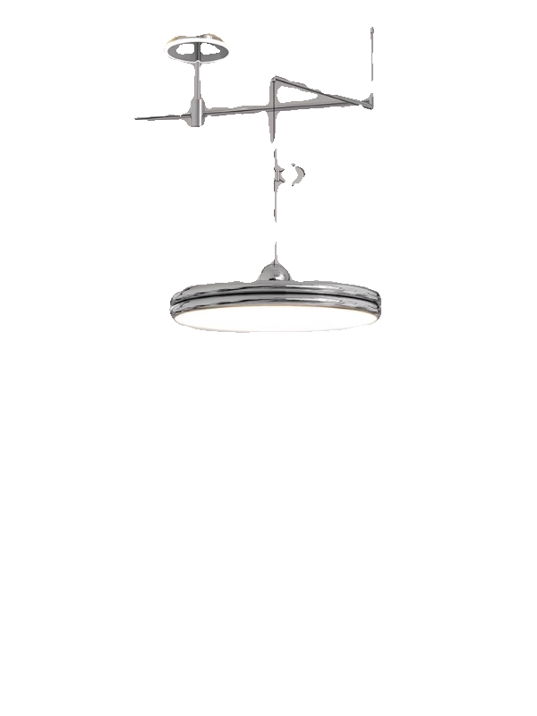 全光谱摇臂飞碟餐厅吊灯包豪斯风吧台现代简约可移位饭厅餐桌灯具,淘宝优惠券,粉丝福利购,淘宝优惠卷