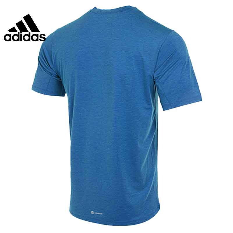 adidas阿迪达斯夏季男子运动训练休闲圆领短袖T恤HS7461-图0