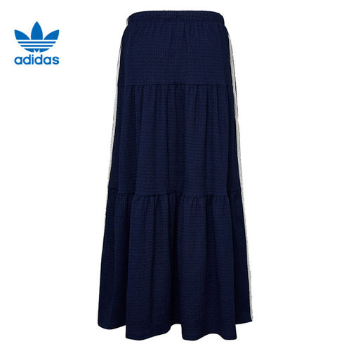 adidas阿迪达斯三叶草RESORT SUMMER女子运动裙休闲半身裙KX0728 - 图0
