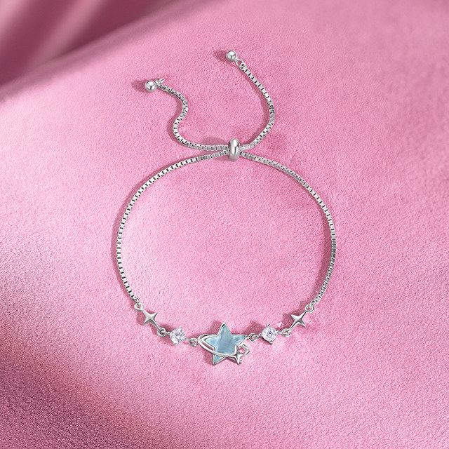 Chow Sat-Fu S925 Silver Star Bracelet for Women