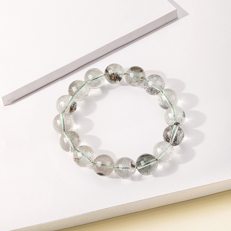 周六福绿幽灵水晶手串女款水晶半宝手饰本命年礼物送女朋友,淘宝优惠券,粉丝福利购,淘宝优惠卷