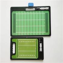 American English-style Rugby Tactical Board Two Coaches Referee Match Training With a Quality Water-based Erasable
