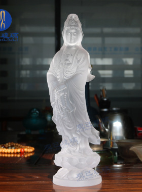 佛堂寺院观音佛像观己琉璃