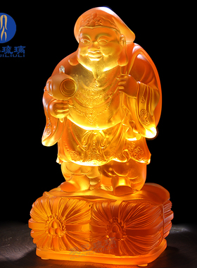 大号琉璃大黑天财神玛哈嘎拉护法