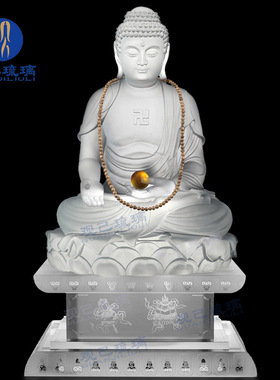 大号释迦摩尼佛佛堂佛像观己琉璃