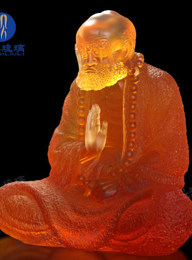 达摩佛像寺庙菩提达摩观己琉璃