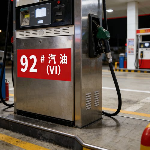 油品标识牌加油站油品号磁性贴汽油柴油国六6提示牌加油机油气回收乙醇汽油罐号请再次确认油品号中石化标牌 - 图2