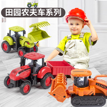 Child Tractor Farmer Car Emulation Inertial Transport Harvester Model 2 Year Old 3 Baby Little Car Boy Toy