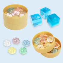 Creative Emulation Small Cage Bag Decompression God Instrumental Mesh Red Crystal Bag Knead Pinching Children Decompression Small Toy Vent Bag