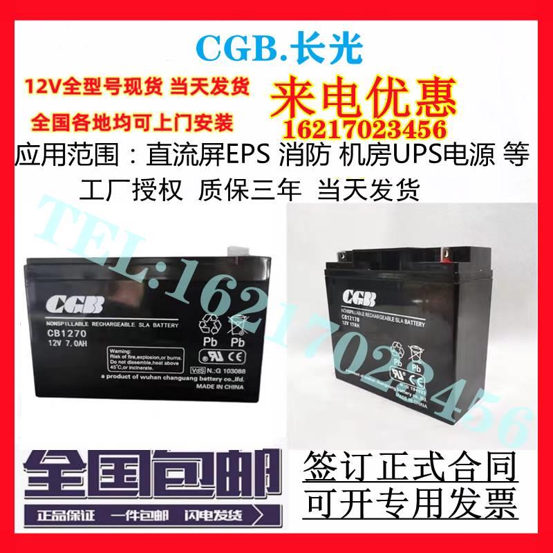 CGB长光蓄电池CB12V2.9a4a5a7a10a12a17a25a40ah消防主机电梯电池 - 图3