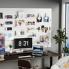 30mm gaming room hole wall panel full set of accessories hook round hole special storage no punching accessories storage set
