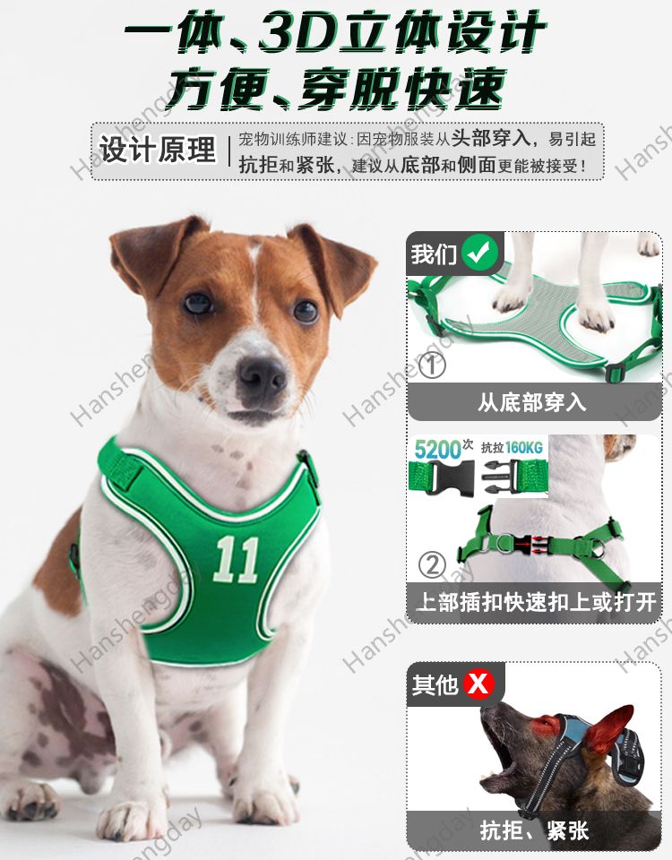 狗狗牵引绳胸背带中小型犬泰迪法斗博美狗背心遛狗绳项圈不勒宠物 - 图2