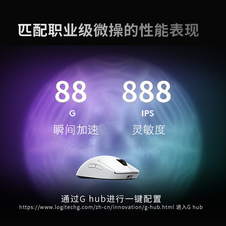 Logitech GPW3 wireless dual-mode lightweight gaming mouse