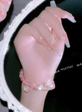 蔷薇辉石珍珠挂坠MILKMUD波斯玉