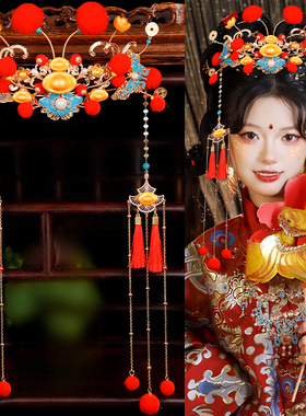 发冠合计喜庆可爱新年发饰