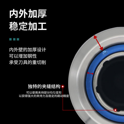 强力刀柄bt40 bt50 bt30数控刀柄cnc高精度加工中心SC32-SC42夹头-图1