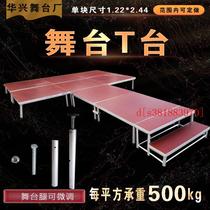 Fast Fashion Stage Shelf Assembly Aluminum Alloy Stage Board Wedding Celebration Events Stage Ttai Indoor Mobile Folding Manufacturer