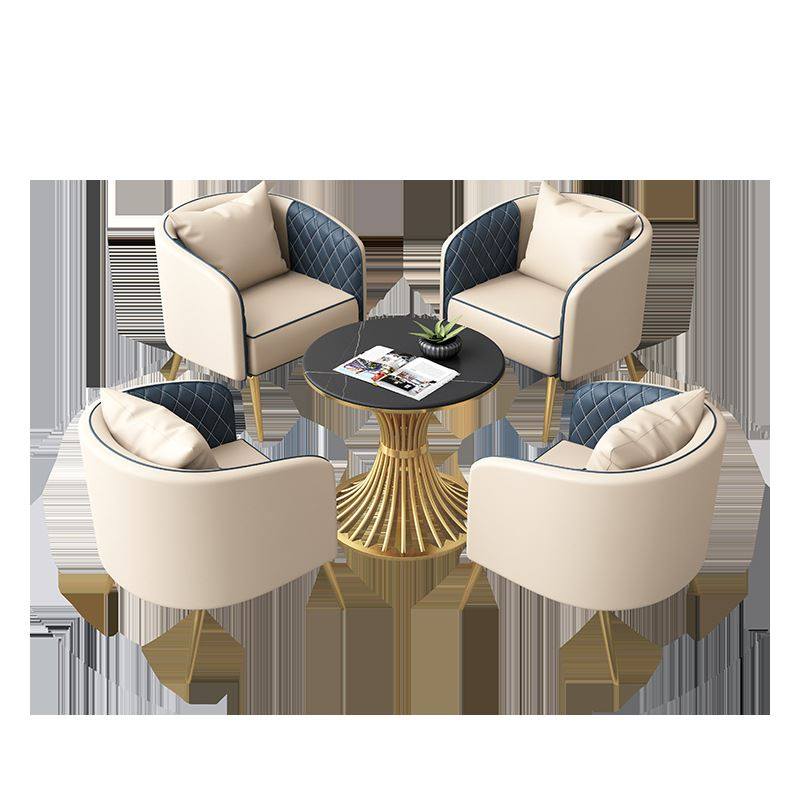 速发简约样品屋展示中心部酒店谈判一桌四椅会客接待洽谈桌会议桌,淘宝优惠券,粉丝福利购,淘宝优惠卷